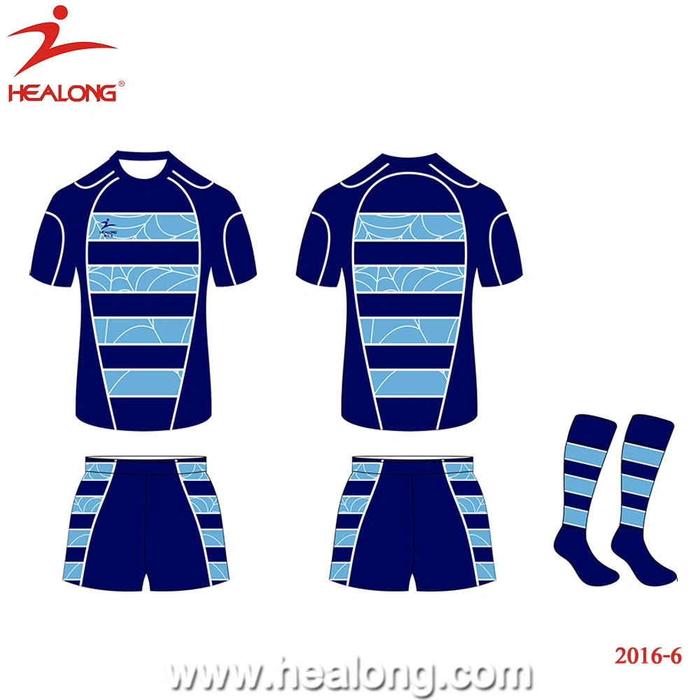 Individuelle Kleidung Rugby Sublimation Shirt Jersey Sportbekleidung Made in China