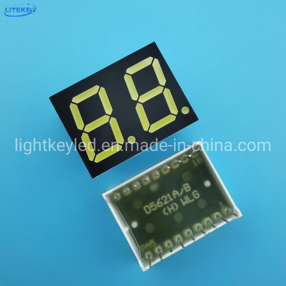 0.5 Inch Dual Digits 7 Segment LED Display with RoHS From Expert Manufacturer