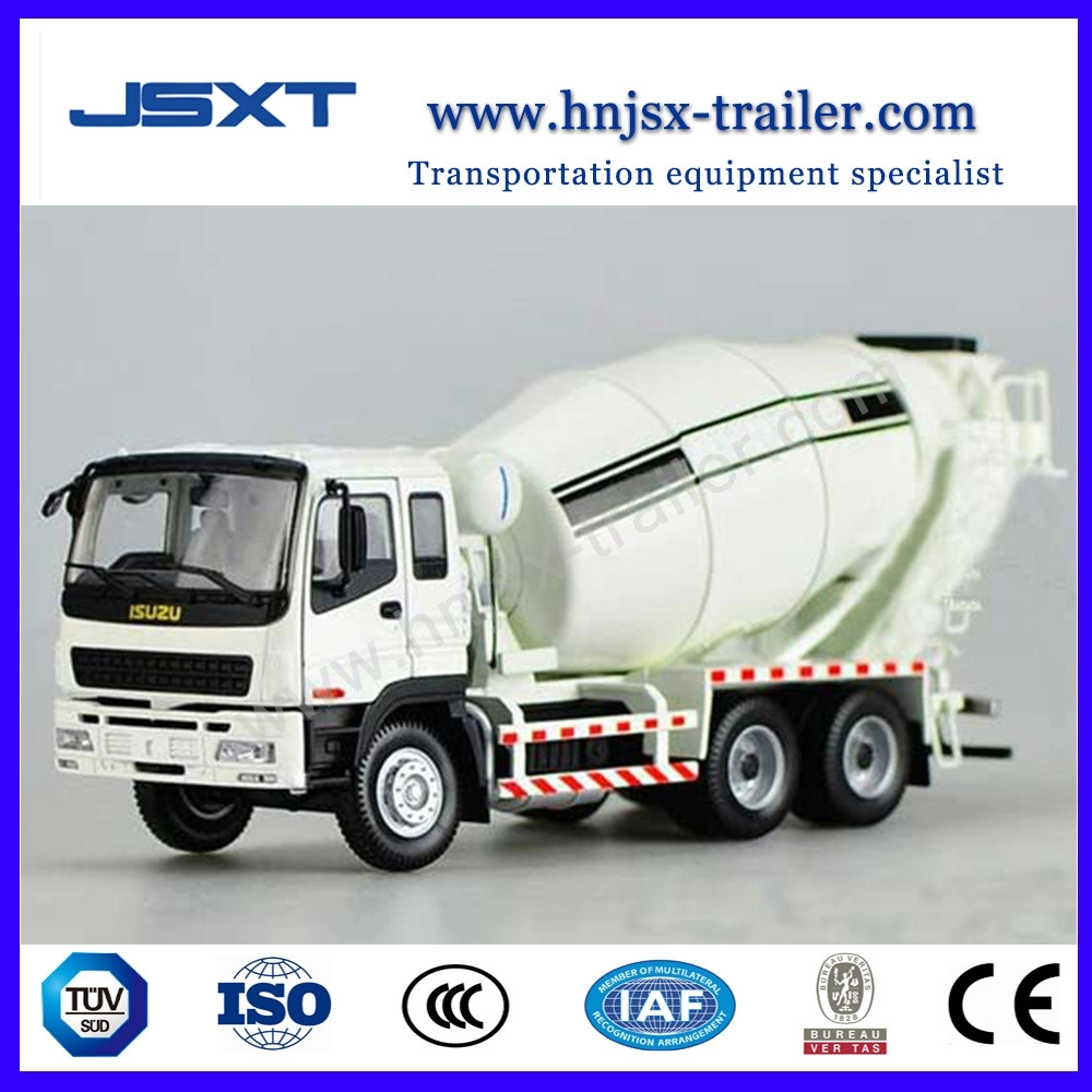 Jushixin 6X4 8-12 mètre cube de béton camion mélangeur de matériel de construction