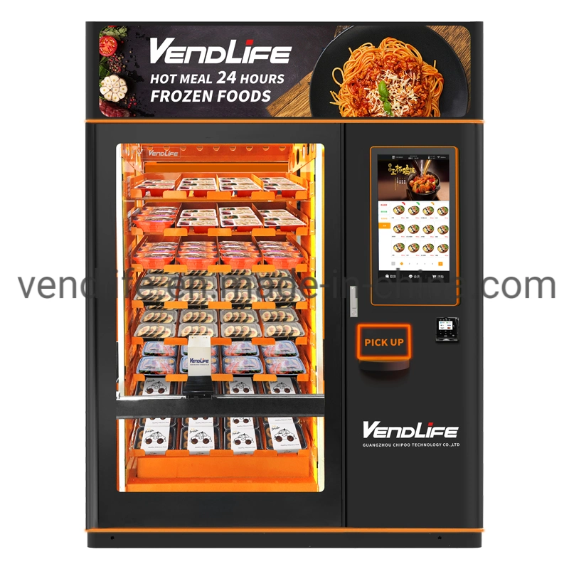 Automatic Equipment Frozen Food Vending Machines Japanese with Card Reader Payment NFC Payment Banknote