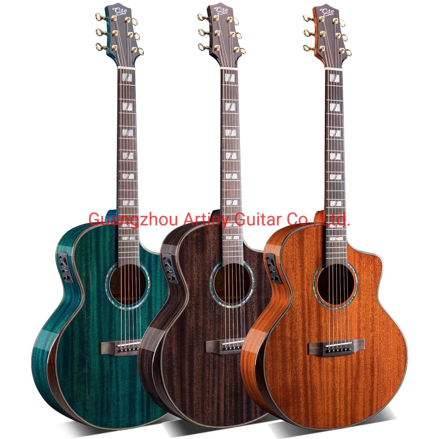 OEM 41 Inch Top Solid Mahogany Acoustic Guitar Best Selling Guitarra