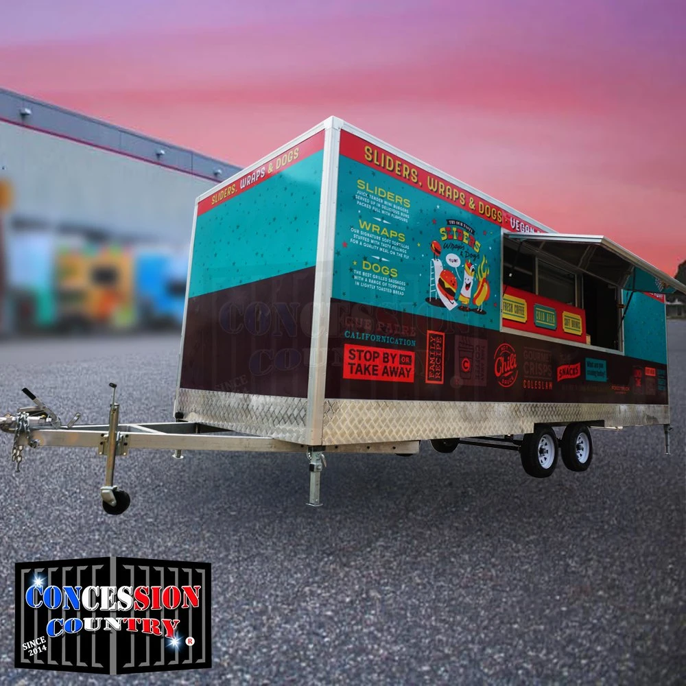 Comercial camión de Alimentos eléctricos / camión de Alimentos para la Venta / camión de Alimentos móviles