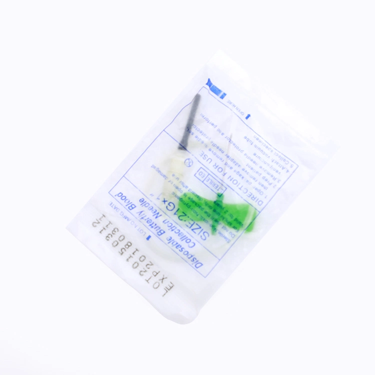 HBH Disposable Butterfly Scaip Vein Needle with Luer Slip 21G