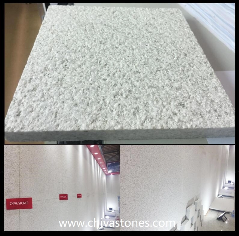 New Pearl White Interior/Exterior High-Grade Decoration Wall Dry Hanging Buliding Materials/Granite Slab