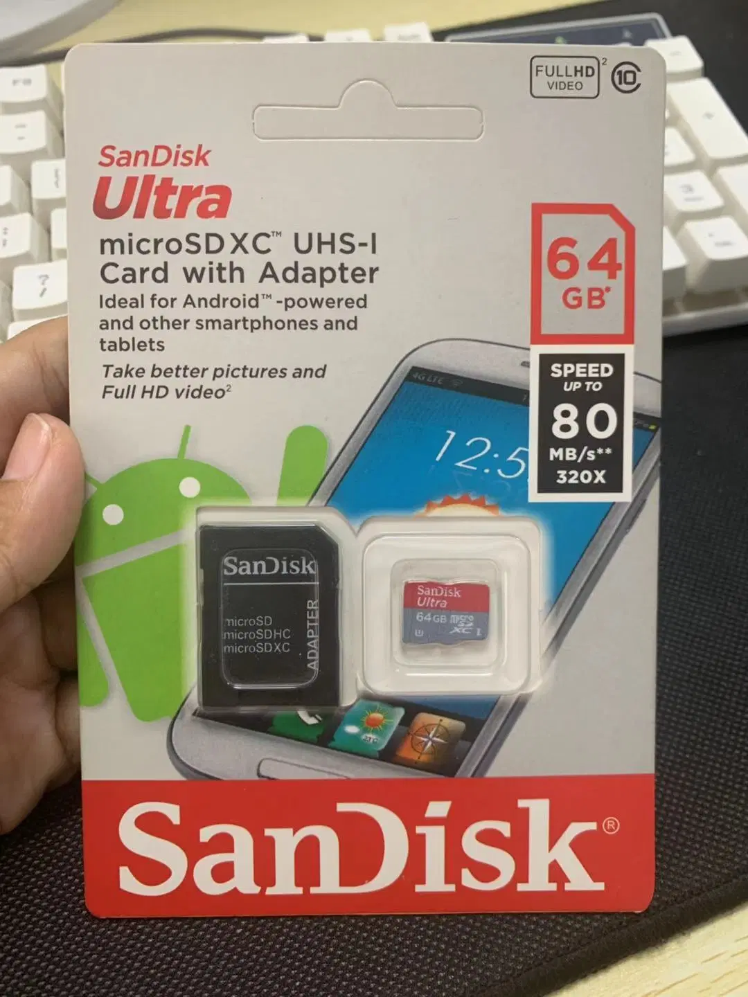 سعة أصلية كاملة أصلية عالية الجودة 100% لـ Memory Card Micro بطاقة SD سعة 2 جيجابايت إلى 256 جيجابايت