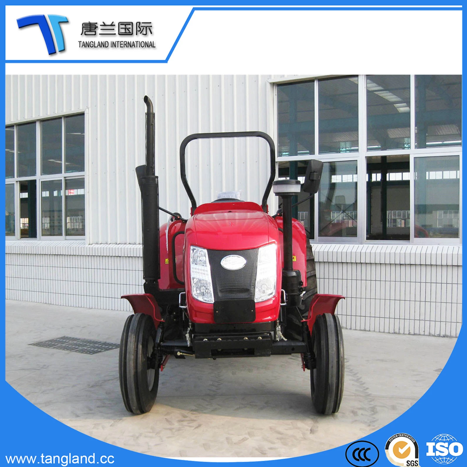 70HP 4*4 Medium Agriculture Farm Wheel Farming Tractor