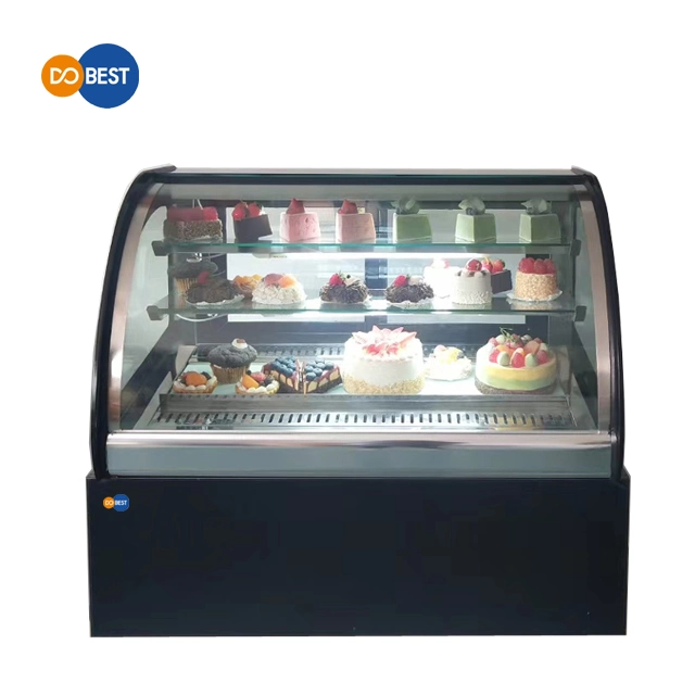 Commercial Small Glass Counter Upright Glass Bakery Display Cooler Showcase Cake Cooler