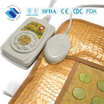 Adjustable Temperature 2 in 1 Infrared Thermal Banket Electric Heated Mattress Jade Massage Energy Mat