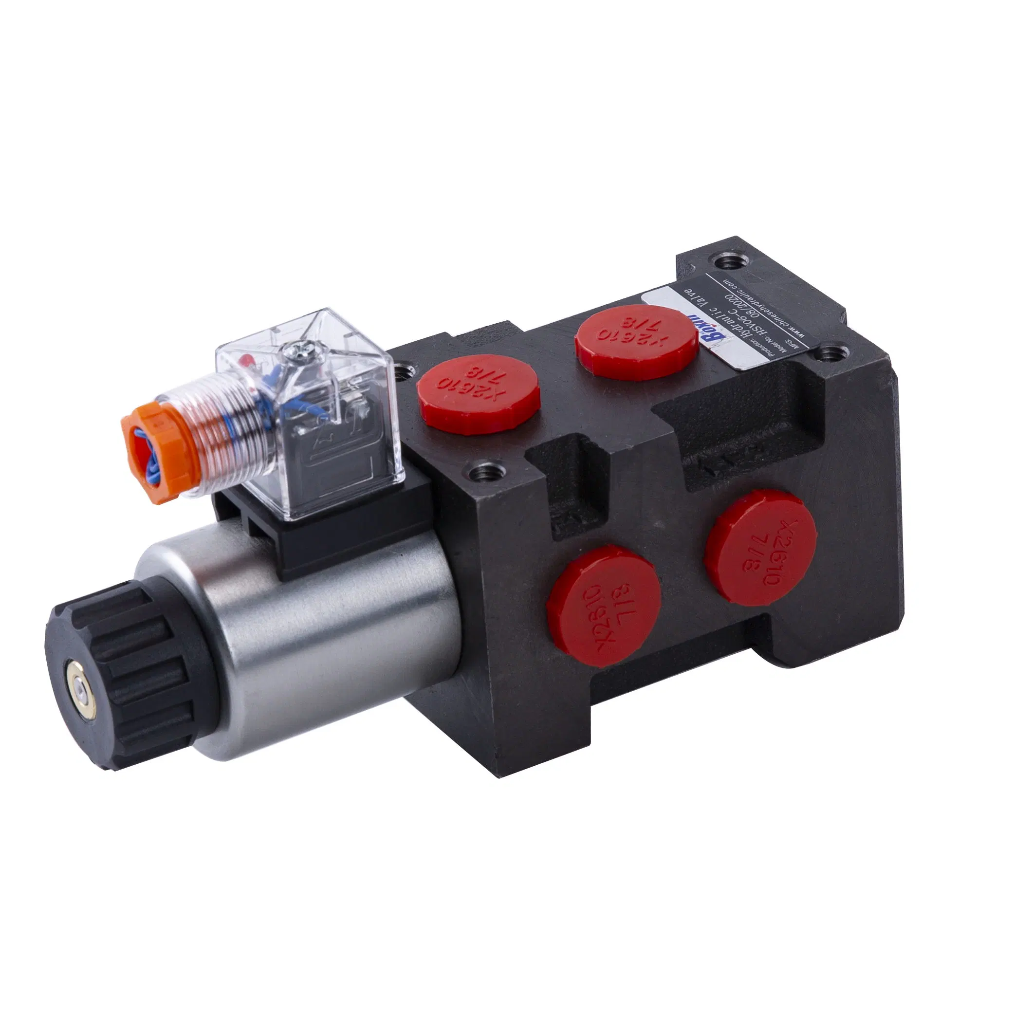 Tractor Hydraulic Diverter Valve 2positions 6 Ways Solenoid 12V