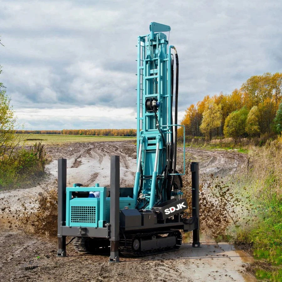 Factory Sell Water Drilling Machine New Arrival Small Folded Hydraulic Crawler 180m 200m Water Well Drilling Rigs for Drilling Machine with Cheap Price