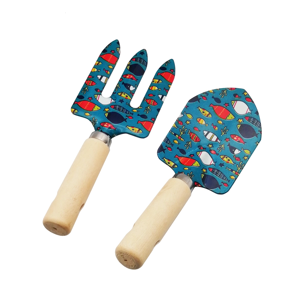 Promotional Children Floral Printed Mini Kinds Garden Tools Set