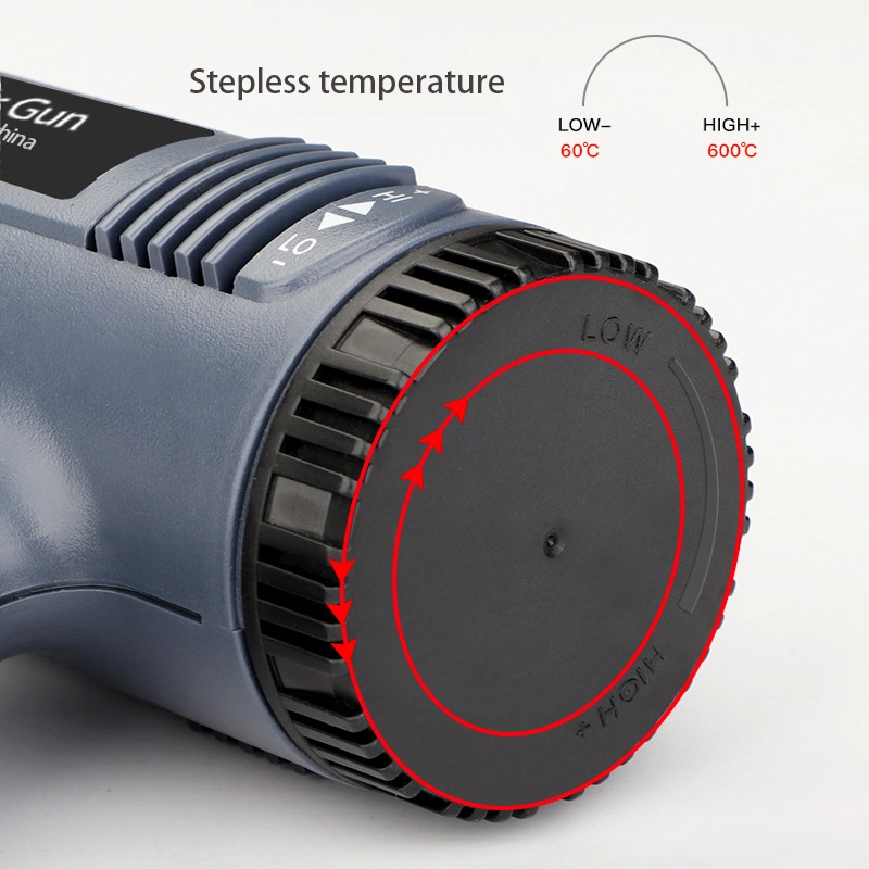 Pistola térmica de ar quente industrial de 2000 W para Reparação móvel