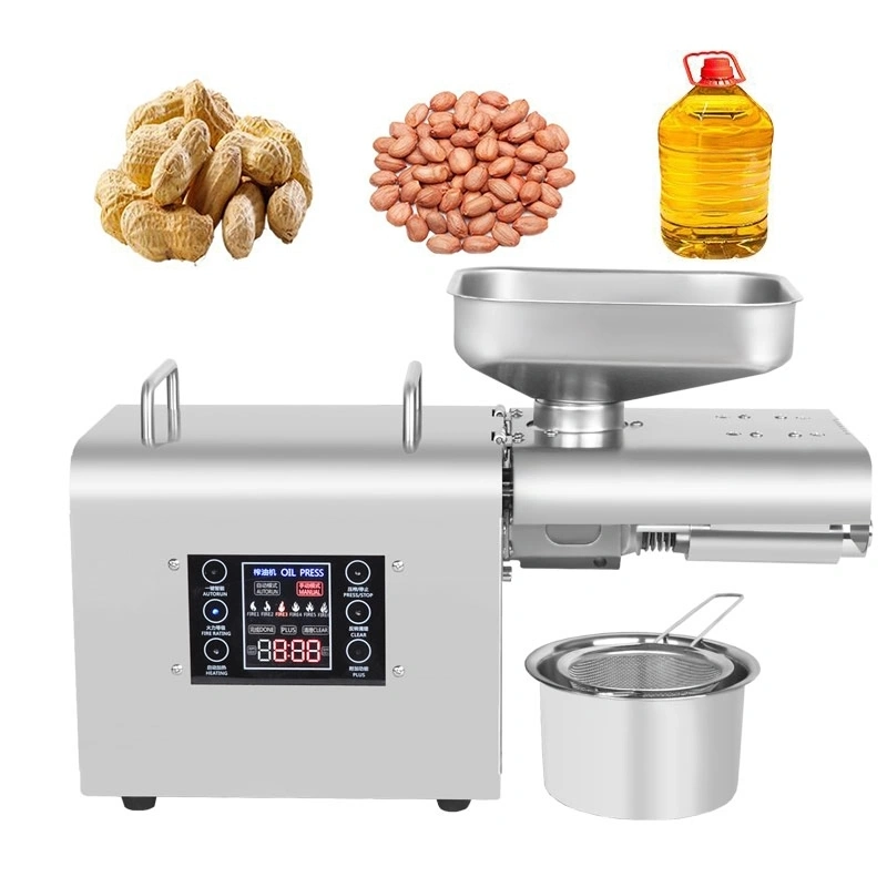 Warehouse Direct Cheap Automatic Heating High Productivity Mini Peanut Oil Press Machine