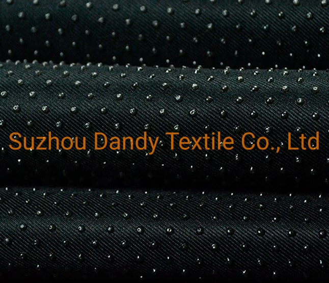 Polyester PVC/Silicone Anti Slip Fabric with Non-Slip Dots Fot Pet Cover