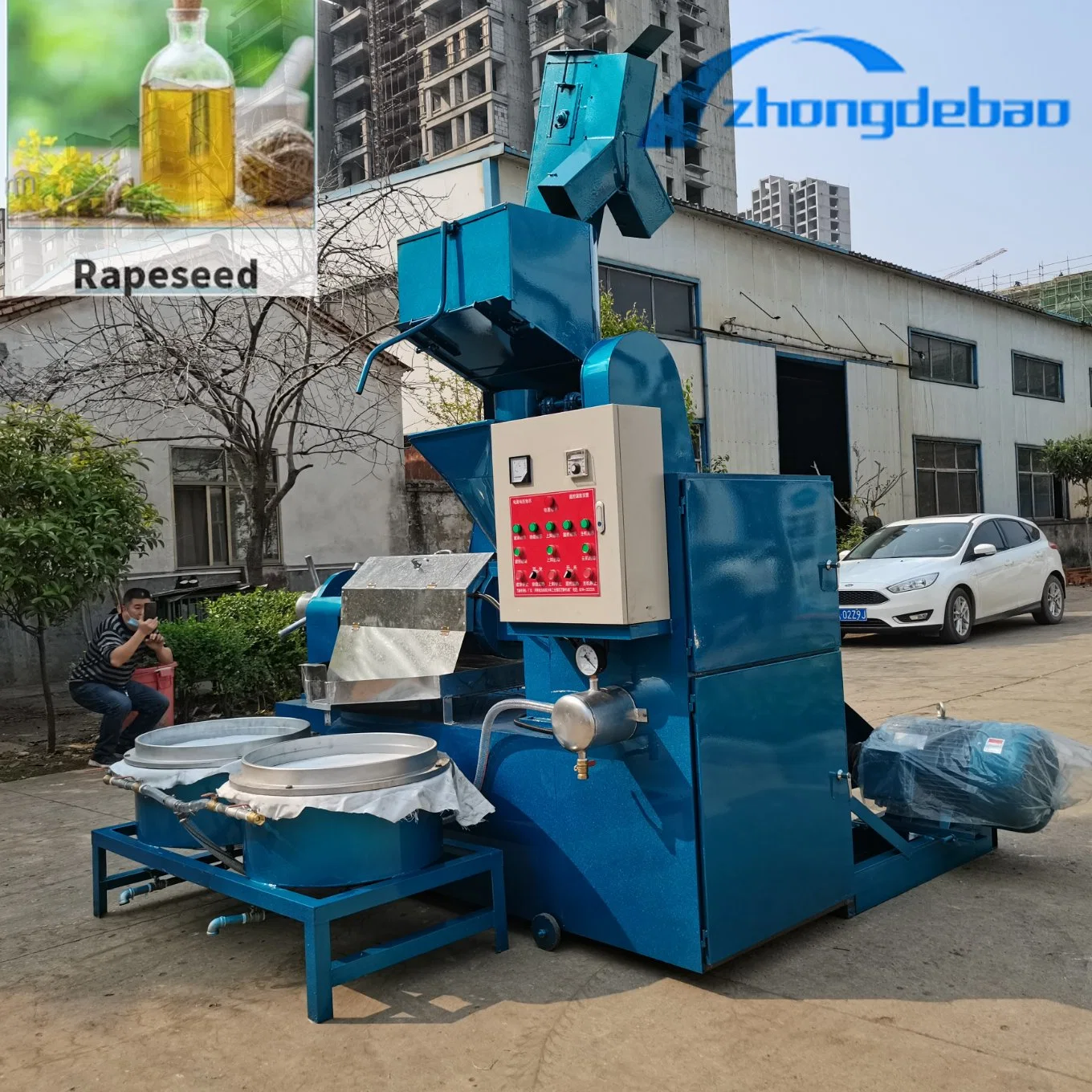 Full Automatic Soybean Oil Press Vegetable Oil Expeller Manufacturer Cooking Oil Refined Machine Cold Pressed Argan Corn Oil Processing Machine Oil Press