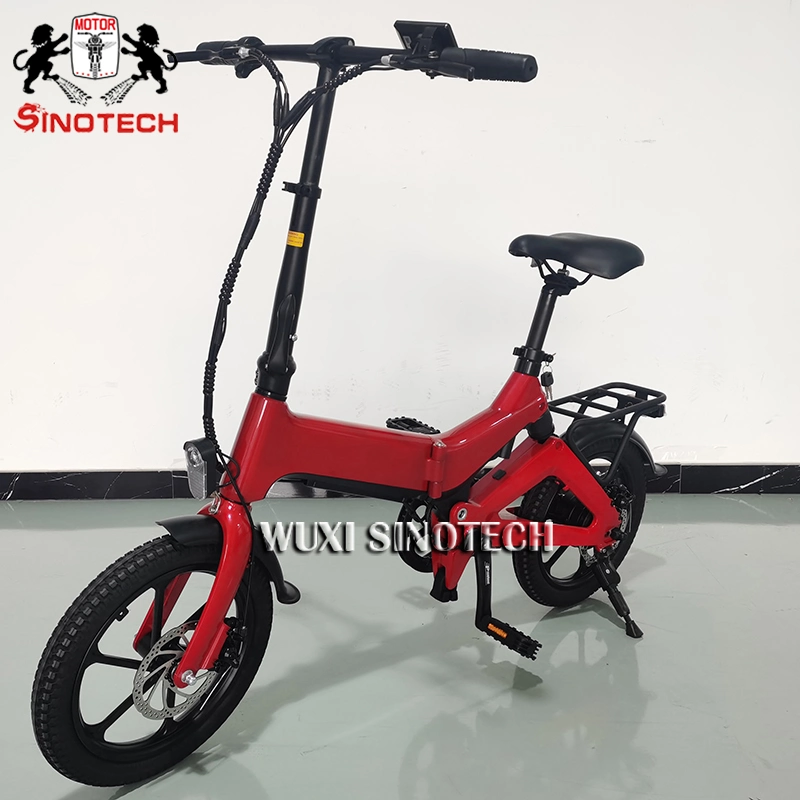 Fast Folding 14&prime; &prime; Electric Bike 25km/H 350W 36V 7.8ah Removable Lithium Battery European Hot Selling Electric Bike Folding Bicycle