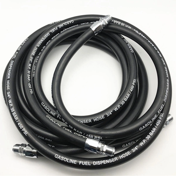 Flexible Anti-Static Gasoline Resistant Rubber Oil Gasoline Hose for Fuel Dispenser Pumps