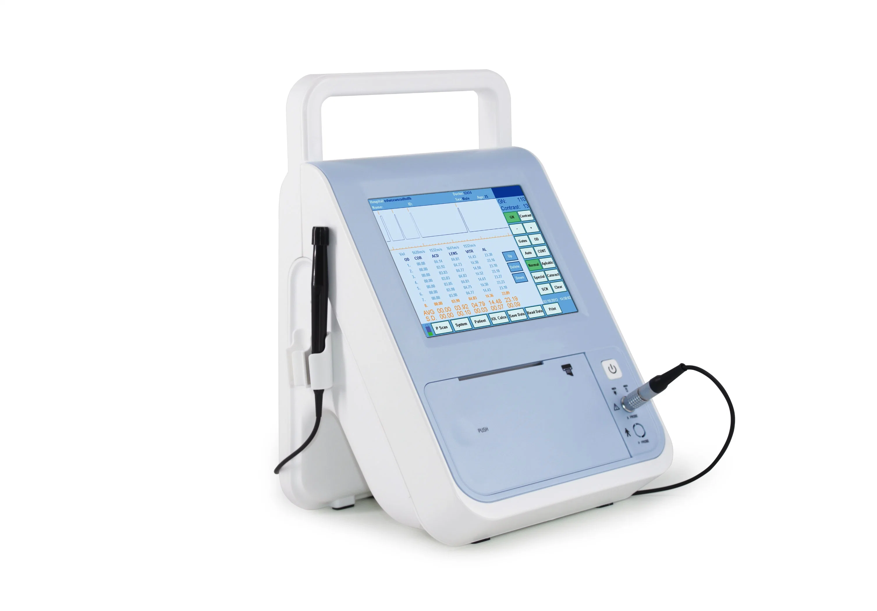 Ophthalmology a B Scan Ultrasound