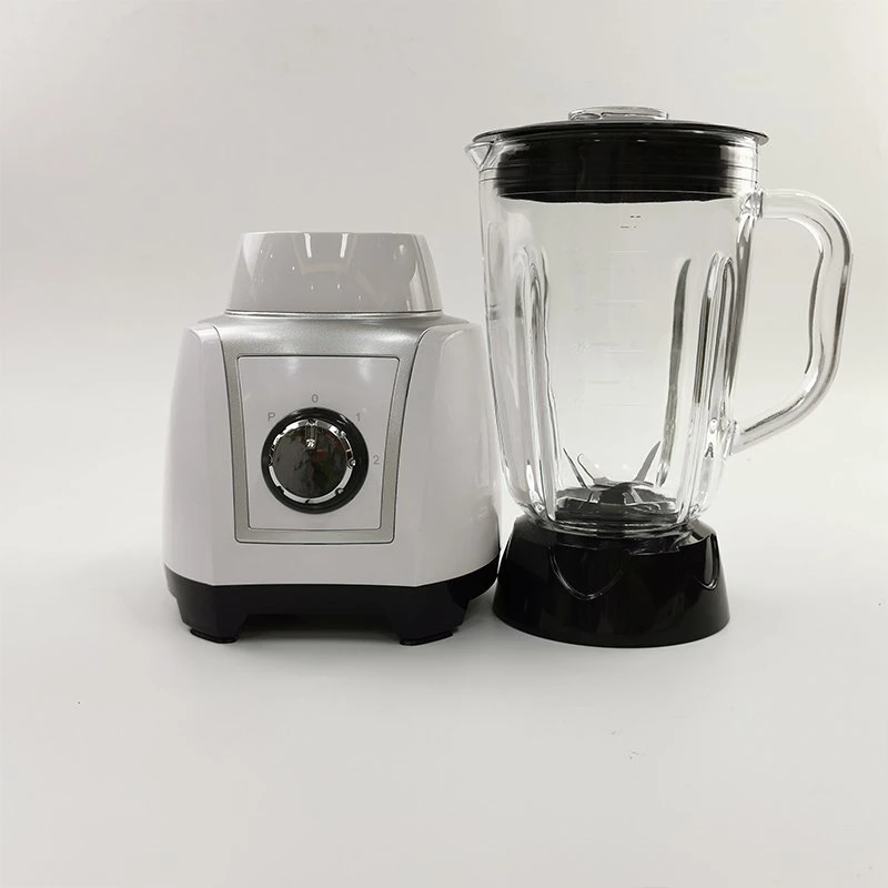 CE, CB, ETL, GS approuvé 550W 3 vitesses Blender centrifugeuse Food Processor avec LED la lumière de fond amovible couvercle verre trempé Jar Rangement du cordon Rangement du cordon