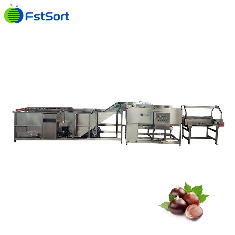 Chestnut High Pressure Cleaning Chestnut Polishing Machine Chestnut Picking Table Chestnut Washing Equipment