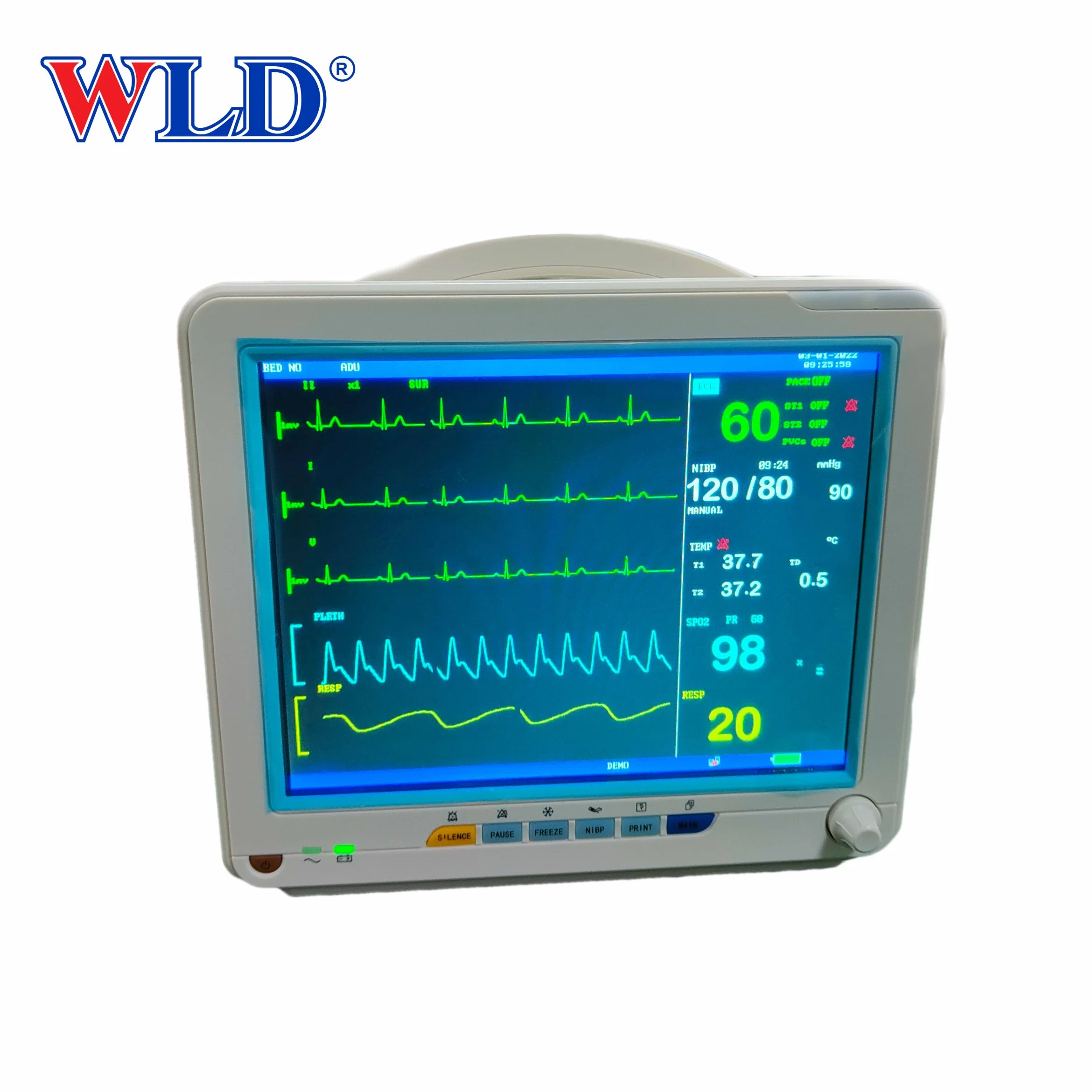 Best Price Modular Multiparameter During After Operation Medical Device Vital Signs Normal Bedside Patient Monitor