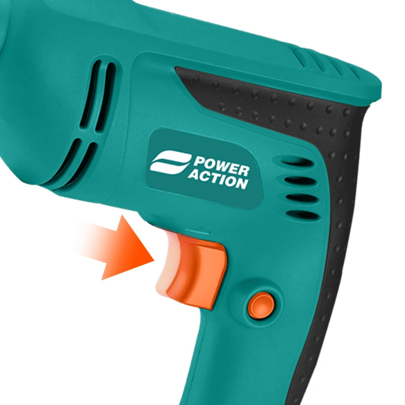 Power Action 500W Electrci Hand Drill with Quick Change Chuck