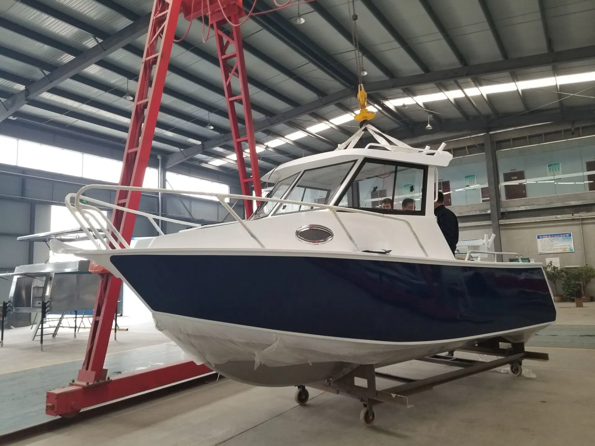 7.5M de pesca de aluminio Custom Cuddy cabaña con hardtop barco