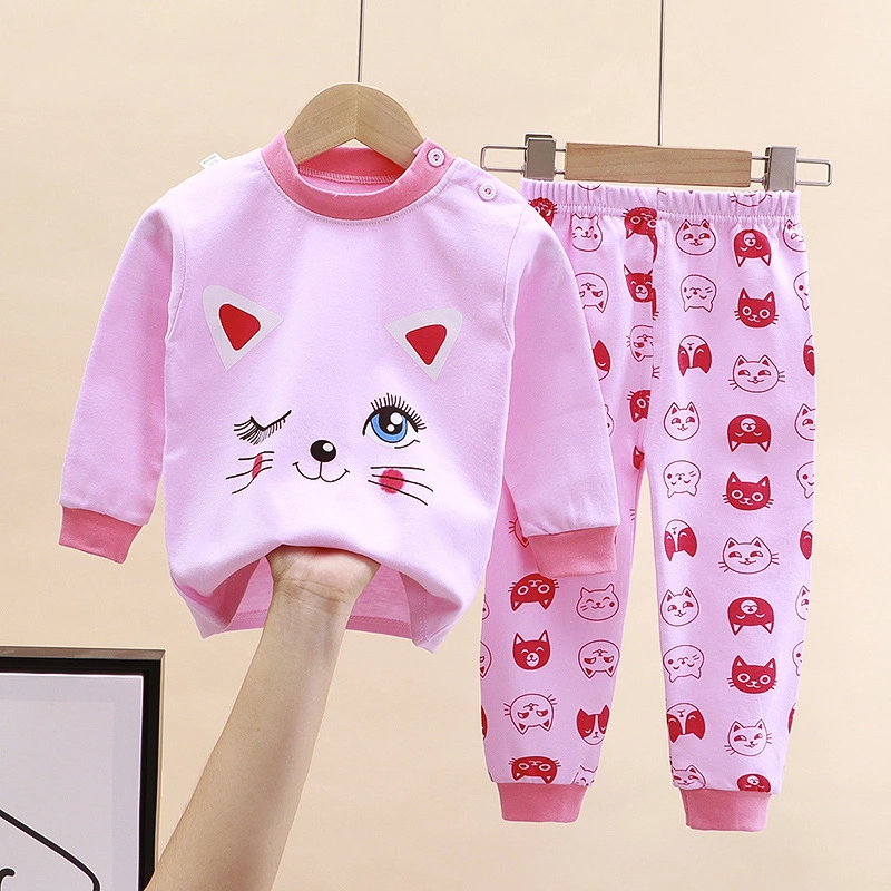 2022 Long-Sleeved Children&prime; S New Darling Thin Clothes Summer Baby Onesie Cartoon Braces Baby Ha Climbing Clothes Kids Wear