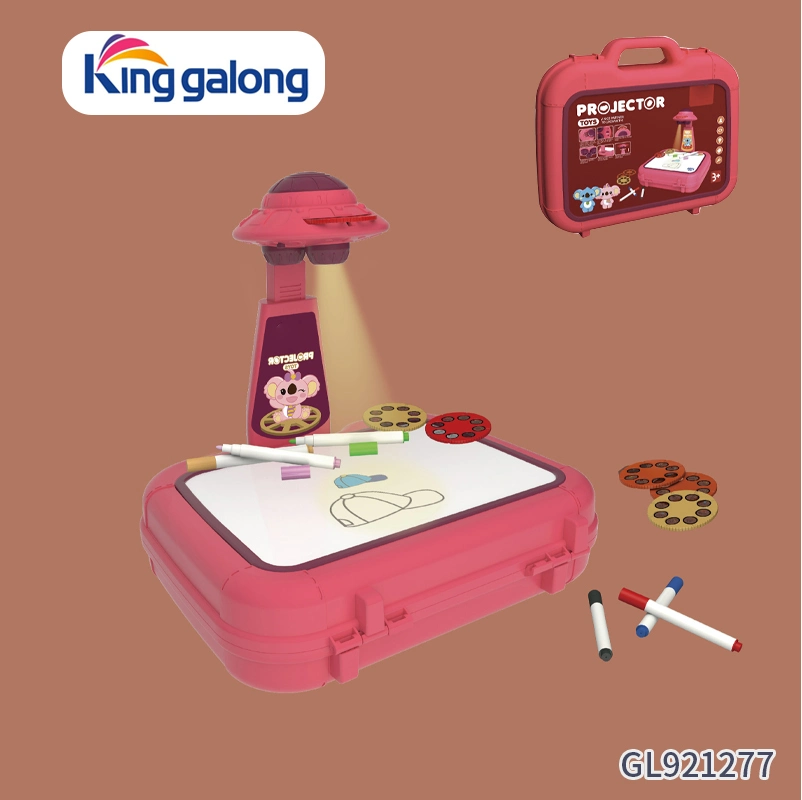 Oferta promocional de brinquedos para crianças de maçarico Projetor Projeção de aprendizagem precoce do bebê lanterna com tochas de pequena lâmpada e Caixa de oferta