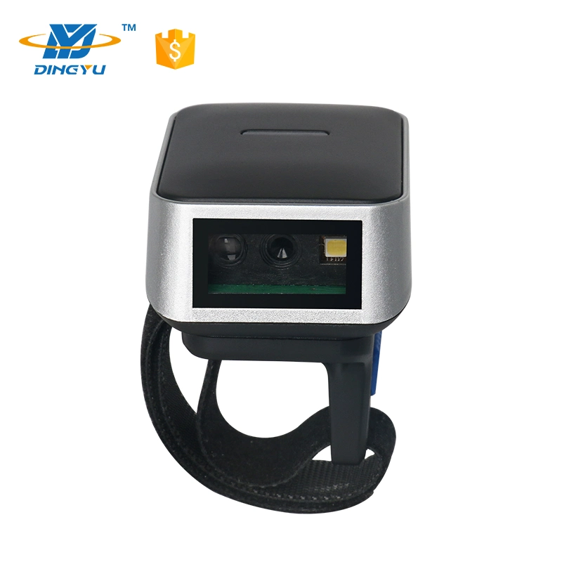 High Performance Mini Bluetooth Barcode Scanner Can Wear a Wireless 2D CMOS Barcode Scanner