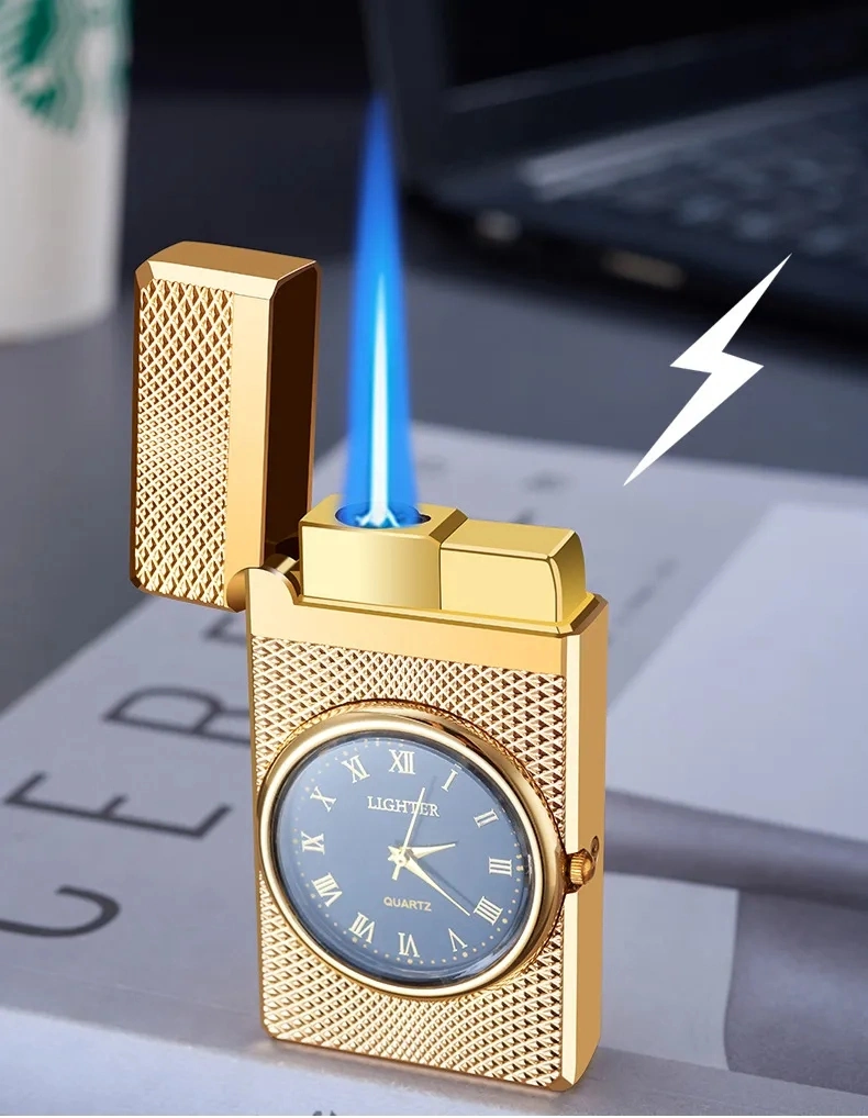 Soft Flame Cigar Dial Lighter with Adjustable Flame Dial Watch