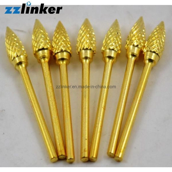 Lk-P21-1 Golden HP Low Speed Dental Tungsten Carbide Cutters Bur