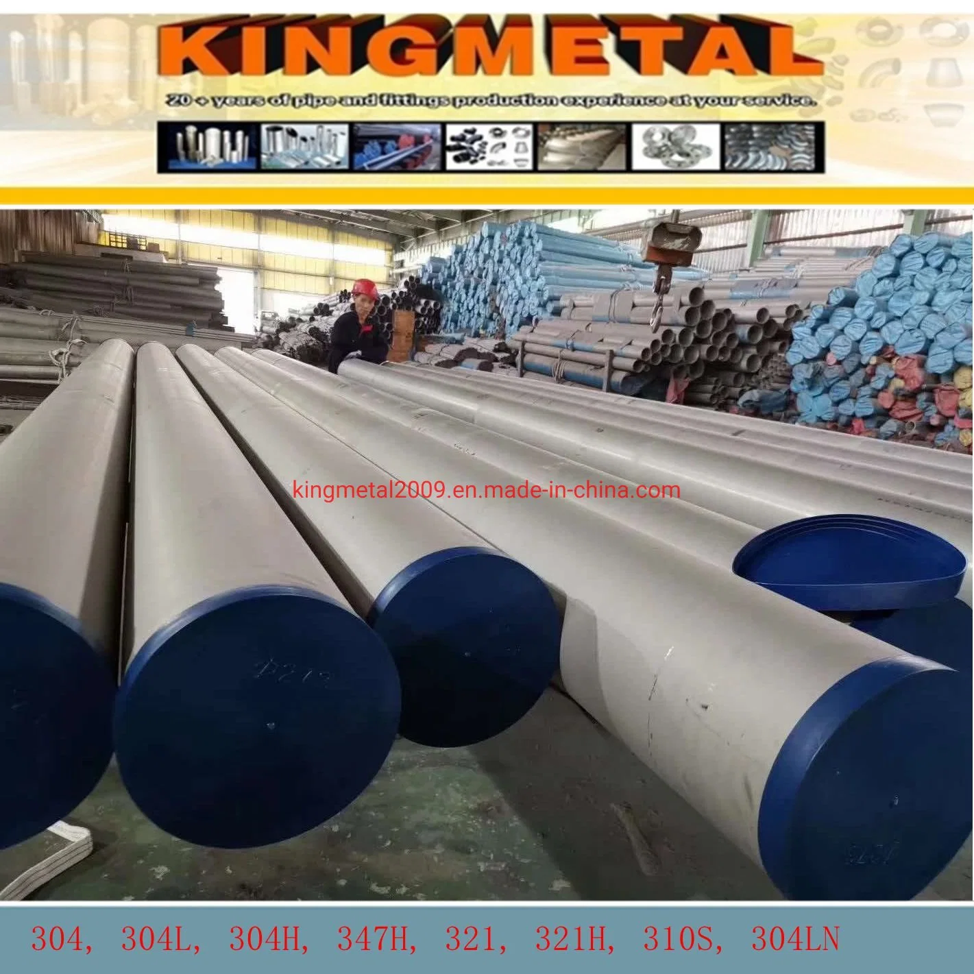 A312 304/316/310S/321/321H /347H Seamless Stainless Steel Pipe