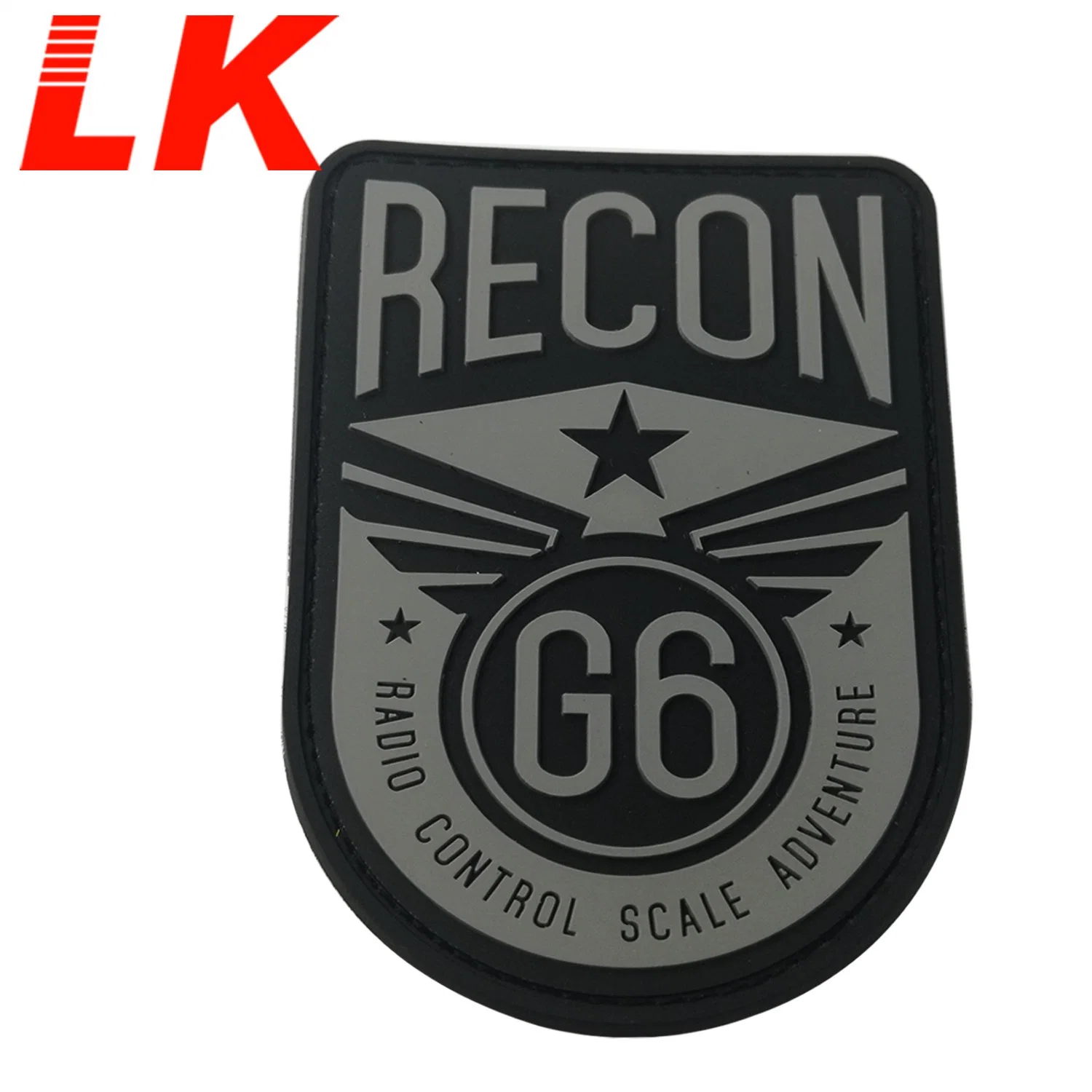 Fashion Clothes Custom PVC Rubber 3D Soft Rubber PVC Label Plastic Silicone Morale Patchpatches