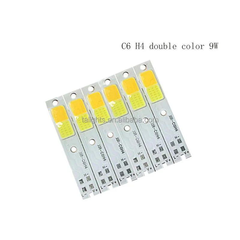 RZXLED H1 H3 H4 H7 H11 9004 9005 9006 9012 880 Weiß Dual Color drei Farben für Farben LED Scheinwerfer COB