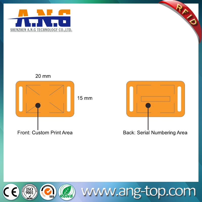 Customize NFC Mini PVC Card for Disposable RFID Wristband