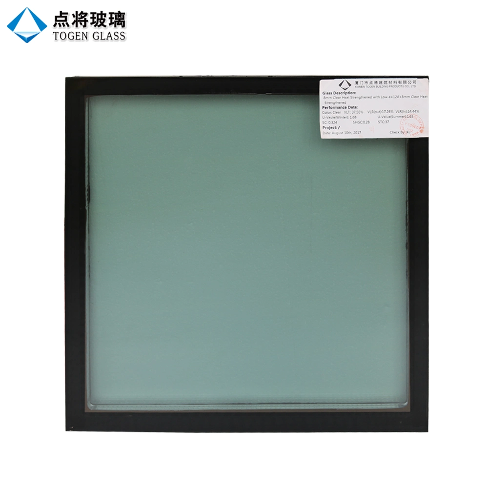 Clear Low E Tempered Insulated Glass for Vison/Facade/Window
