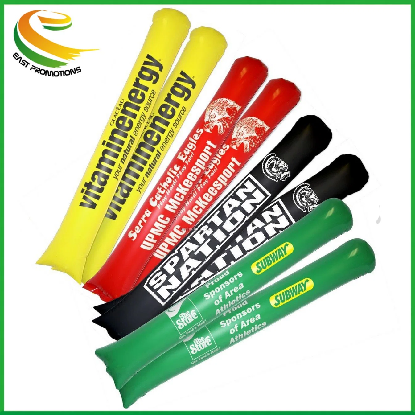 LED personnalisées Thunder Cheering Bang Stick Bam les bruiteurs gonflables bâtons