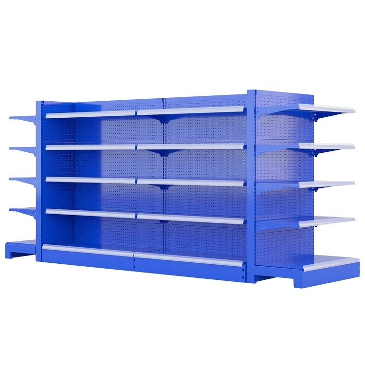 Multi-Layers Grocery Shelving Units Supermarket Gondola Shelves