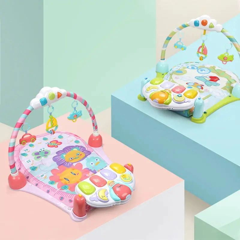 Aceitável OEM Kid brinquedos de plástico atividade programável Ginásio bebé brincar Mat com música