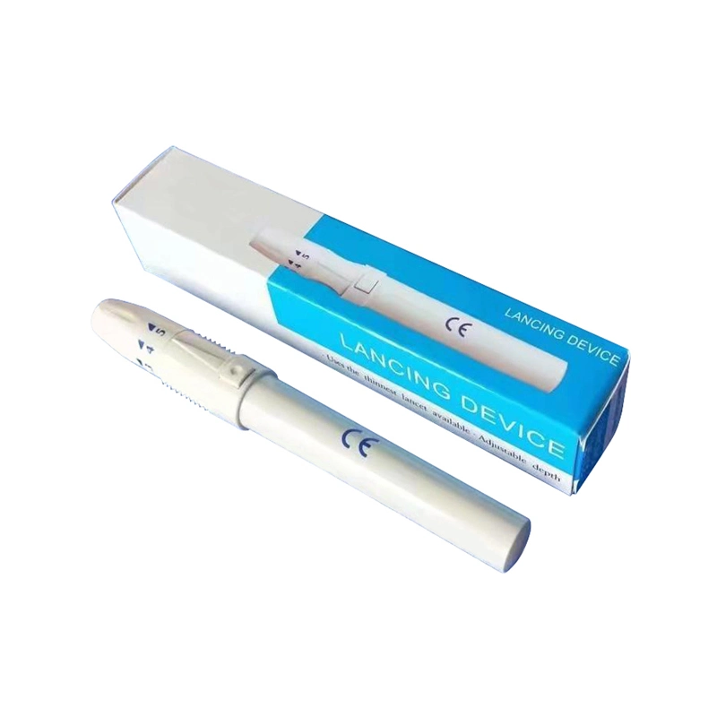 Blood Sampling Device Compatible with Most Lancets Plastic Blood Collection Pen