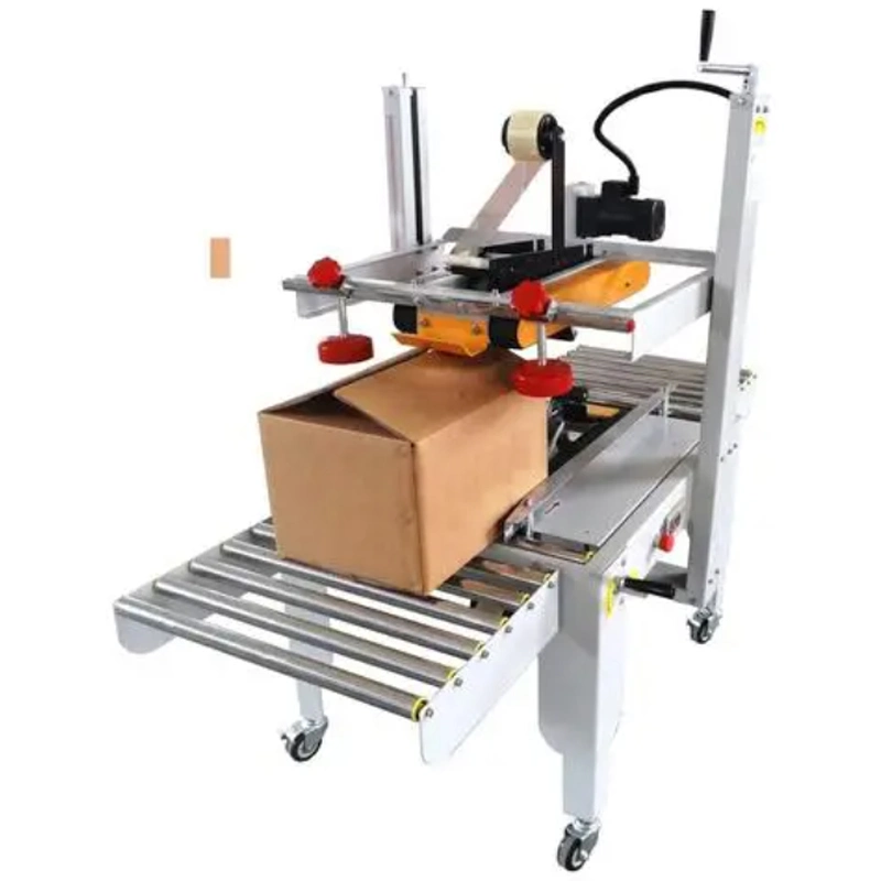 Food Carton Cardboard Box Case Package Autotape Sealing & Cut Packing Packaging Machinery