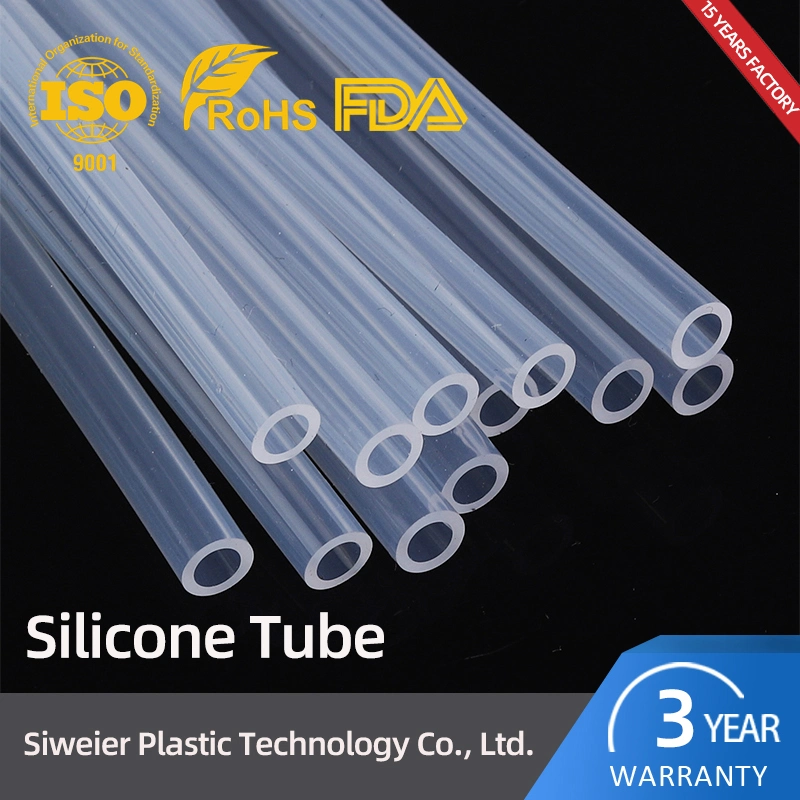 Custom Silicone Pipe Environmentally Friendly Elastic Medical Grade Silicone Tubing