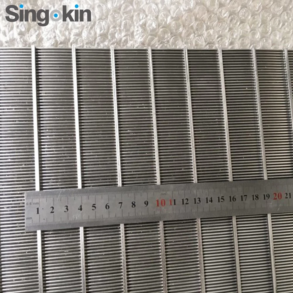 0.5mm Slot Stainless Steel Flat Wedge Wire Screen