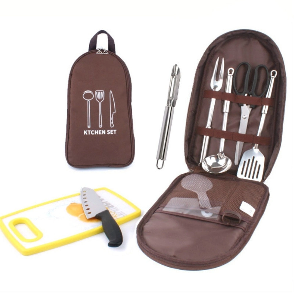 Equipamiento de cocina portátil conjunto completo de camping tabla de cortar la tapa de la bolsa de almacenamiento de CI23129