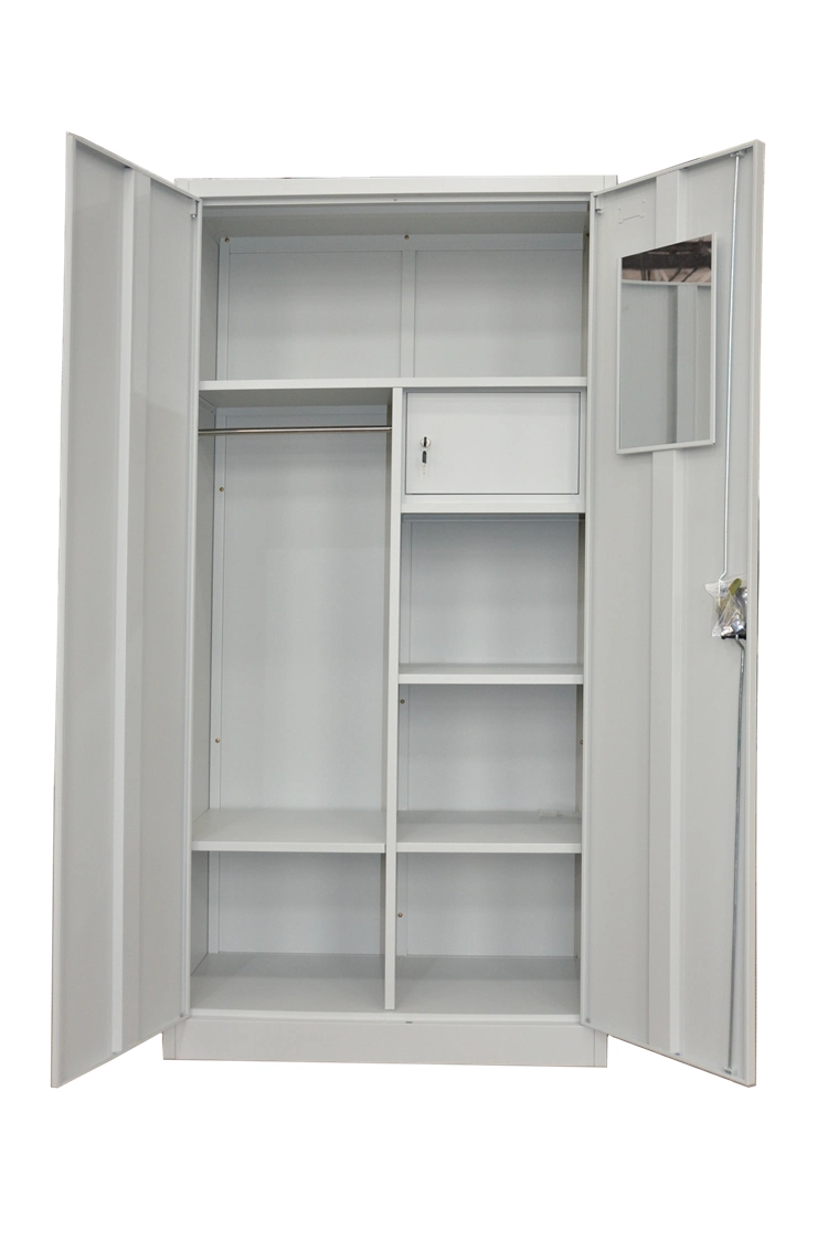 Cheap Wardrobe Cabinet Double Doors Almirah Design Home Furniture