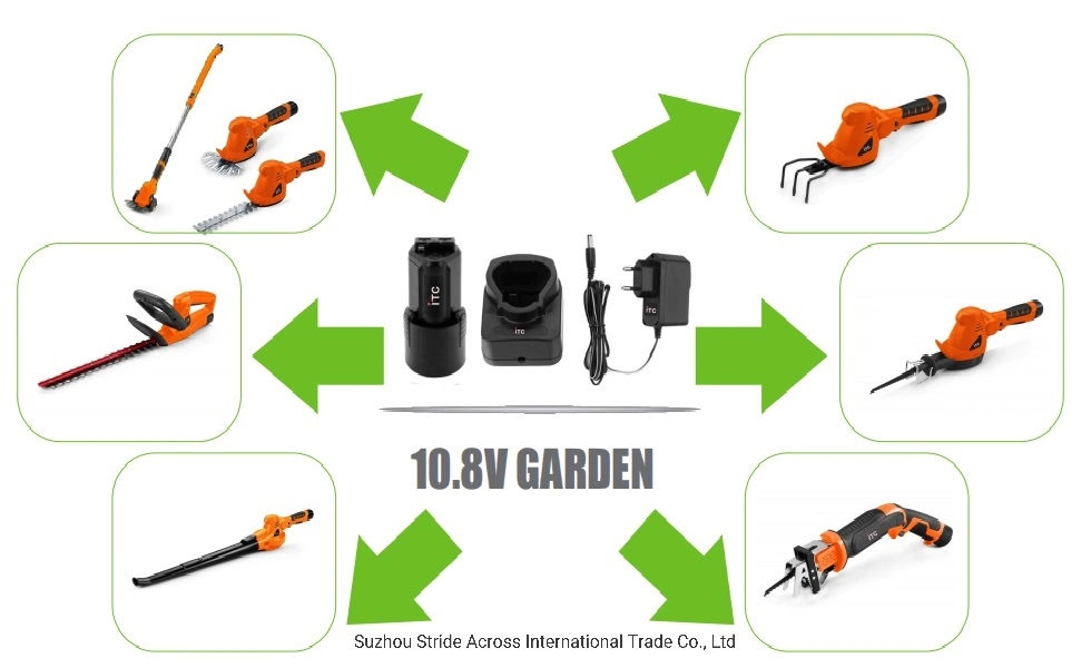 DC12V Li-ion Battery Cordless/Electric Multi Garden Grass/Hedge Trimmer/Reciprocating Saw/Scarifier-Power Tools