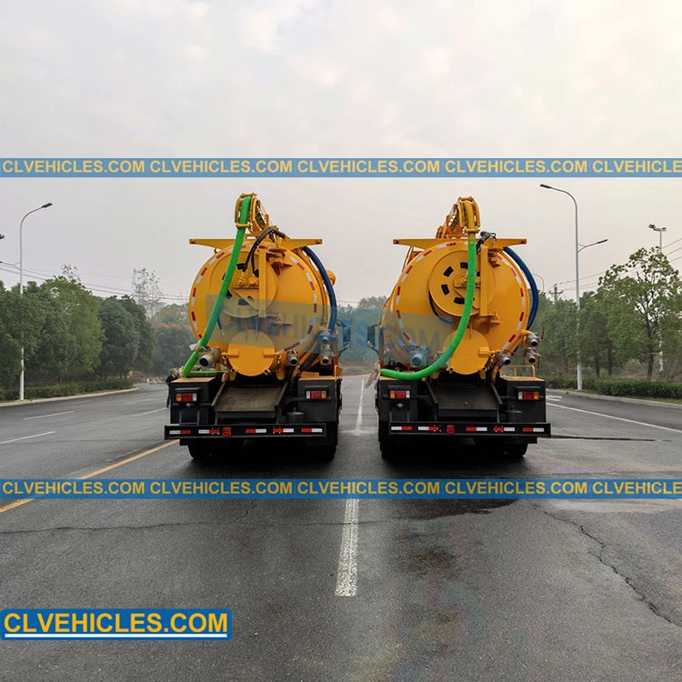 Jurop Moro Vacuum Pump Giga Truck Sewage Suction Truck High Pressure Water Jetting Truck