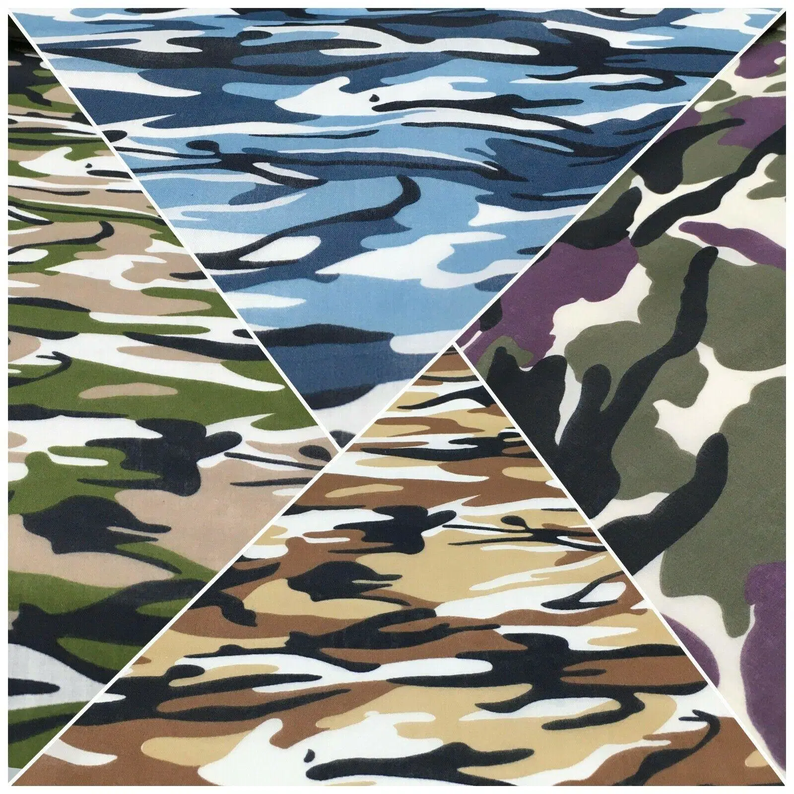 Military Uniform Camouflage 65/35 Tc Ripstop Cotton Multicam Camouflage Fabric