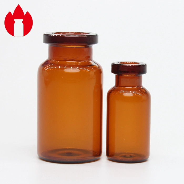 Amber Medicinal Glass Vial Injection